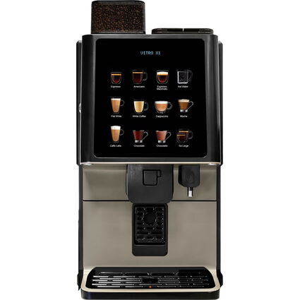 Azkoyen Vitro X1 Espresso mit Festwasseranschluss inkl. 2,2 kg Bohnenbehälter